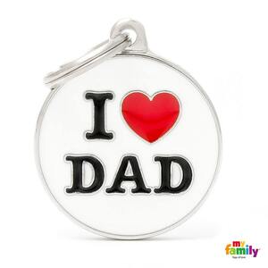 PLACA I LOVE DAD G