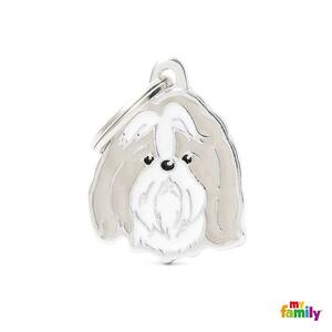 PLACA SHIH TZU GREY