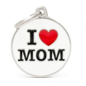 PLACA I LOVE MOM