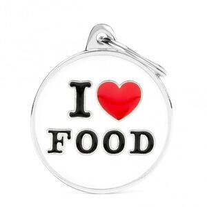 PLACA I LOVE FOOD G