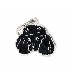 PLACA RZ. BLACK POODLE