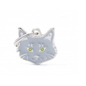 PLACA RZ. SILVER TABBY MAINE COON