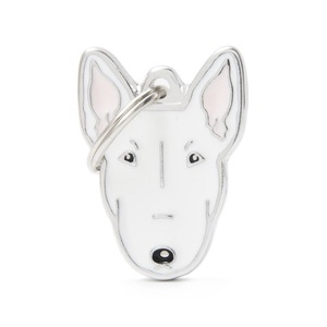 PLACA RZ. WHITHE BULL TERRIER