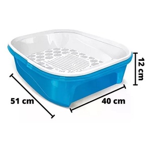 BANDEJA SANITARIA EASY KIT 3PZS AZUL 12X51X40CM