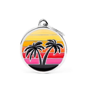 PLACA CIRCULO PALM BEACH CHARMS