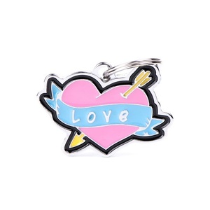 PLACA CUORE LOVE CHARMS